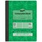 Pacon Dual Ruled Composition Book, Green, 1/4 in grid + Wide-Ruled, 9-3/4in. x 7-1/2in., 100 Sheets, 6PK PMMK37162 - alternate 4